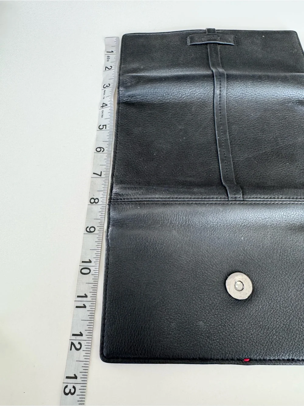 Hammitt Benjamin Wallet Slim Black Pebbled Leather